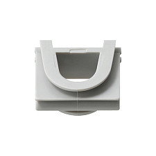 GIRA Verbindungsstück Aufputz grau 001330, Conector de instalación superficial