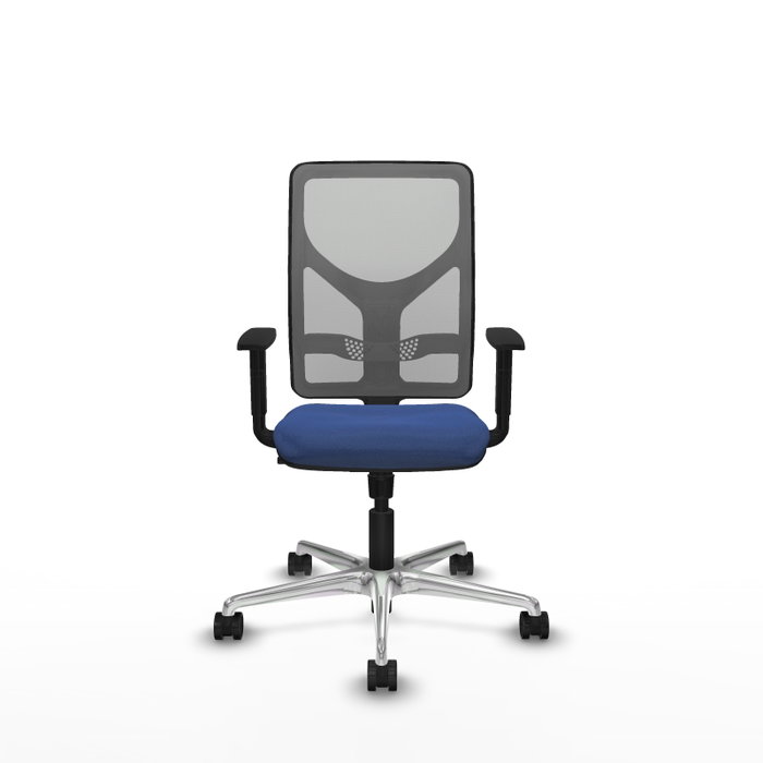 PIQUERAS Y CRESPO Silla de oficina Motilla con mecanismo Sincro, Azul marino y Gris PIQUERAS Y CRESPO Silla de oficina Motilla con mecanismo Sincro, Azul marino y Gris