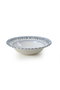 Hermia X0001414300000000000000000 Plato de Cerámica Blanco y Azul 26 cm