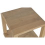 DKD Home Decor Mesita Auxiliar de Mango 45x45x45 Chorro de Arena