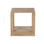 DKD Home Decor Mesita Auxiliar de Mango 45x45x45 Chorro de Arena