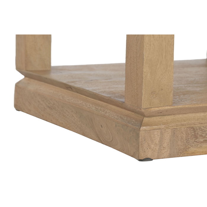 DKD Home Decor Mesita Auxiliar de Mango 45x45x45 Chorro de Arena DKD Home Decor Mesita Auxiliar de Mango 45x45x45 Chorro de Arena