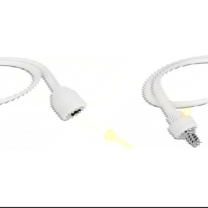 DeLOCK Cable Extensión Jack 3.5 mm, 4 Pines, Macho a Hembra, 0.5 m, Blanco, 85628