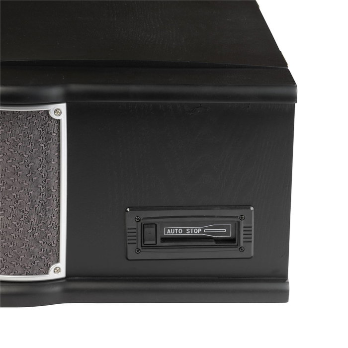 Denver MRD-51 Tocadiscos HiFi con Radio DAB, CD y Cassette - Negro/Madera Denver MRD-51 Tocadiscos HiFi con Radio DAB, CD y Cassette - Negro/Madera