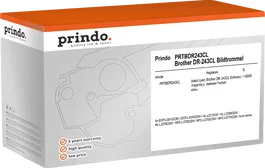 Prindo Unidad de tambor compatible con Brother DR-243CL Negro, Cian, Magenta, Amarillo 18000 páginas