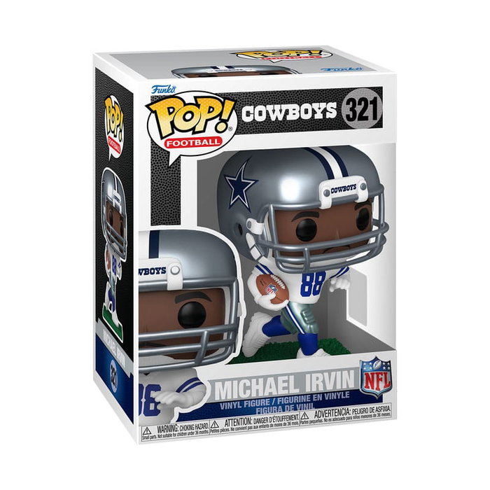 Funko POP! Sports Michael Irvin (Cowboys) NFL Figura de Vinilo