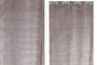 DKD Home Decor Cortina de Poliéster 140x260 con 8 Anillas Rosa Palo