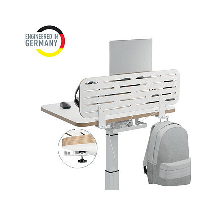 Leitz Organizador de Escritorio Ergo con Panel de Anclaje y Soporte para Portátil Blanco Leitz Organizador de Escritorio Ergo con Panel de Anclaje y Soporte para Portátil Blanco
