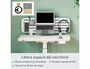 Leitz Organizador de Escritorio Ergo con Soporte para Portátil Blanco