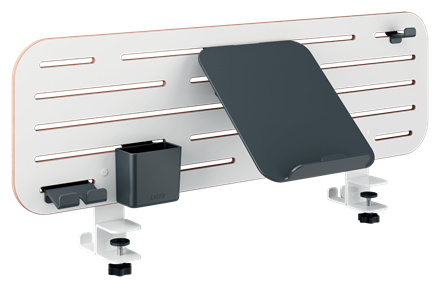 Leitz Organizador de Escritorio Ergo con Soporte para Portátil Blanco