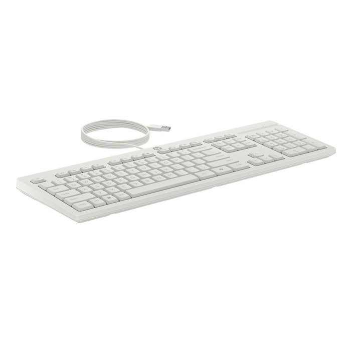 HP Combo de teclado y ratón con cable 225 Blanco HP Combo de teclado y ratón con cable 225 Blanco
