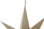 DKD Home Decor Decoración Colgante Navidad Moderna Dorado Plateado 5 x 20 x 20 cm (12 Unidades)