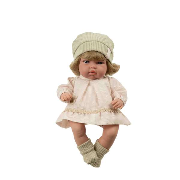 Muñecas Arias Muñeca Elegance Sali Rosa con Pelo, 33 cm, Juguete para niñas a partir de 3 años, Idioma Español