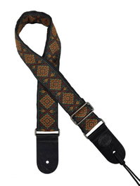 Correa Gaucho Serie Tradicional para Guitarra 50 mm Cuero Estampado