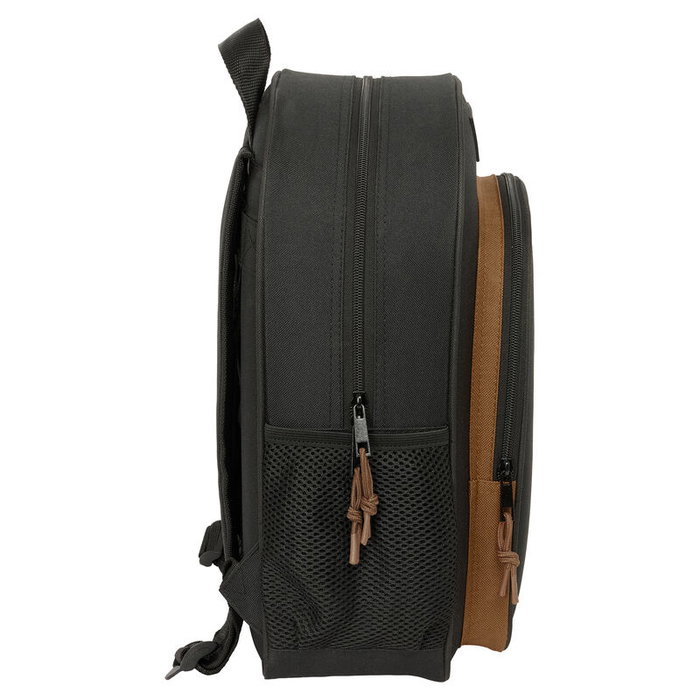 Mochila Escolar One Piece Negro 32 x 38 x 12 cm