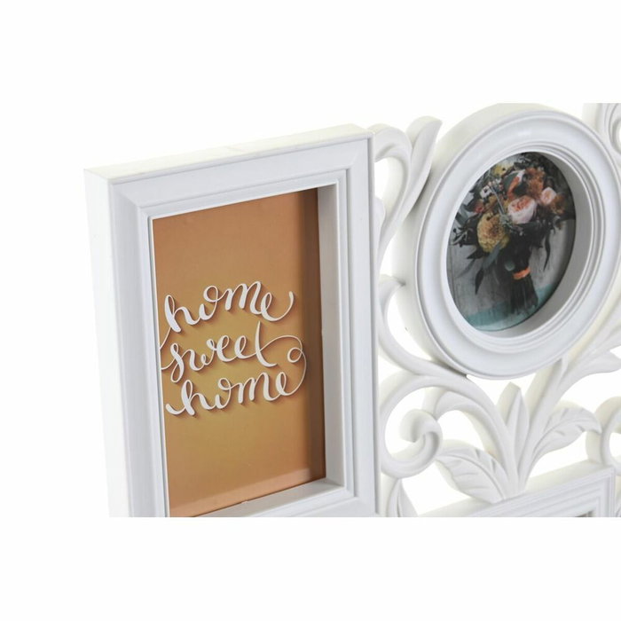Marco de Fotos DKD Home Decor 8 fotos Cristal Blanco PP (58 x 2 x 37,5 cm) (2 Unidades) Marco de Fotos DKD Home Decor 8 fotos Cristal Blanco PP (58 x 2 x 37,5 cm) (2 Unidades)