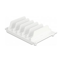 DeLOCK Soporte para 6 tabletas o teléfonos inteligentes, blanco