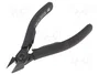 LINDSTRÖM Alicates de corte diagonal ESD pavonados 125mm