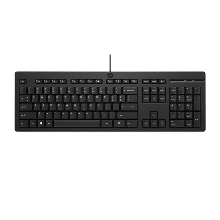 HP 125 Teclado con cable USB, Español, Negro HP 125 Teclado con cable USB, Español, Negro