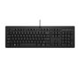 HP 125 Teclado con cable USB, Español, Negro
