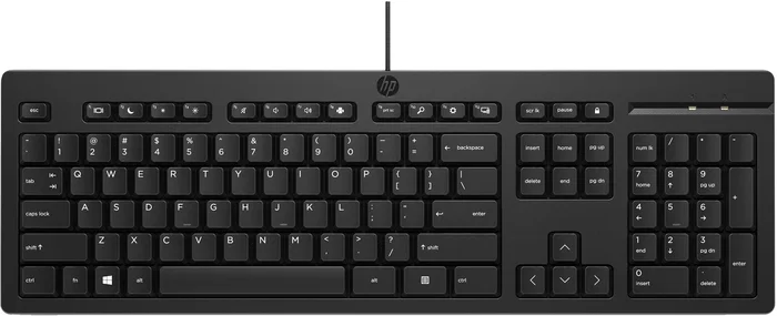 HP 125 Teclado con cable USB, Español, Negro HP 125 Teclado con cable USB, Español, Negro