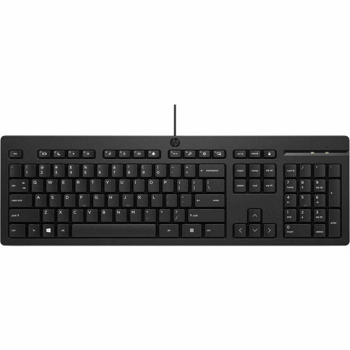 HP 125 Teclado con cable USB, Español, Negro HP 125 Teclado con cable USB, Español, Negro