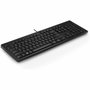 HP 125 Teclado con cable USB, Español, Negro
