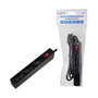 LogiLink Regleta con 3 tomas de corriente y conmutador, negro