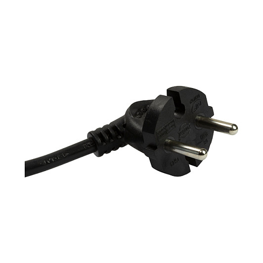 LogiLink Regleta de alimentación 3 tomas Euro, 1,5 m, negra