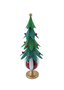 DKD Home Decor Árbol Decorativo de Metal Verde Rojo Dorado Blanco 32 x 82.5 x 32 cm