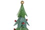 DKD Home Decor Árbol Verde Rojo Dorado Blanco Metal 32 x 82.5 x 32 cm