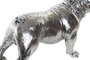 DKD Home Decor Figura Bulldog de Resina Plateado 11 x 16 x 28.5 cm