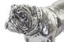 DKD Home Decor Figura Bulldog de Resina Plateado 11 x 16 x 28.5 cm