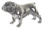 DKD Home Decor Figura Bulldog de Resina Plateado 11 x 16 x 28.5 cm