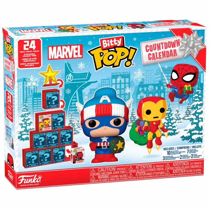 Funko Bitty POP! Marvel Comics Calendario de Adviento 24 Días Funko Bitty POP! Marvel Comics Calendario de Adviento 24 Días