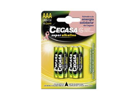 Cegasa 329057 Pilas Super Alcalinas LR03 E92 AAA 6 Unidades