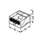 WAGO 243-144 Terminal de 10 mm, 100 V