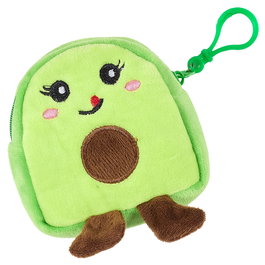 The Concept Factory Monedero Aguacate Kawaii Compacto con Llavero 10x4x10 cm