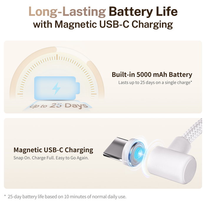 Enabot Rola Mini Robot Interactivo con Láser para Gatos, Monitor para Mascotas Wifi 5 GHz, Cámara 137°, Blanco/Negro