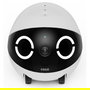 Enabot Rola Mini Robot Interactivo con Láser para Gatos, Monitor para Mascotas Wifi 5 GHz, Cámara 137°, Blanco/Negro