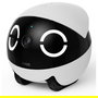 Enabot Rola Mini Robot Interactivo con Láser para Gatos, Monitor para Mascotas Wifi 5 GHz, Cámara 137°, Blanco/Negro