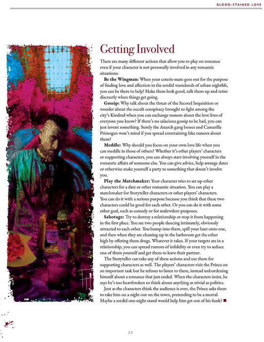 Renegade Vampire: The Masquerade 5th Edition RPG Blood-Stained Love Sourcebook - Edición Inglés