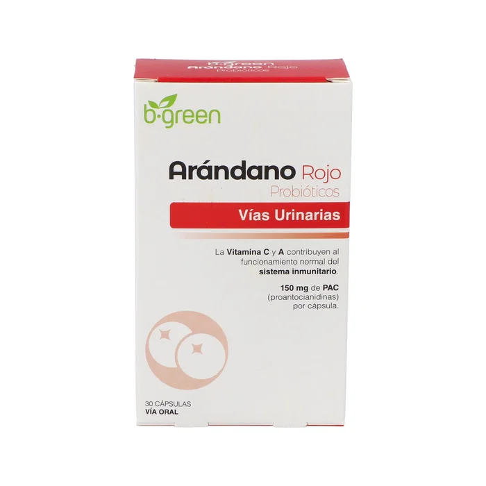 Lebudit Arándano Rojo Americano con Probióticos y Vitamina C, Cápsulas, 30 Unidades Lebudit Arándano Rojo Americano con Probióticos y Vitamina C, Cápsulas, 30 Unidades