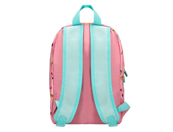 Liderpapel Mochila Escolar Safari Infantil Rosa Cebra