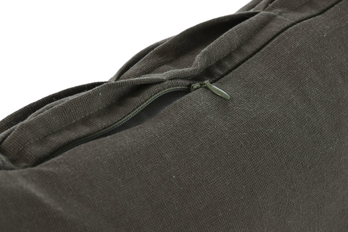 DKD Home Decor Green 1c24 Cojín Estilo Cottage Verde Algodón Zipper 30 x 50 cm (2 Unidades)