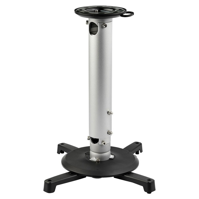 Startech Soporte Universal de Techo para Proyector, Montaje de Poste Ajustable en Altura de 5" a 22.7", Capacidad 15 kg (33 lb)