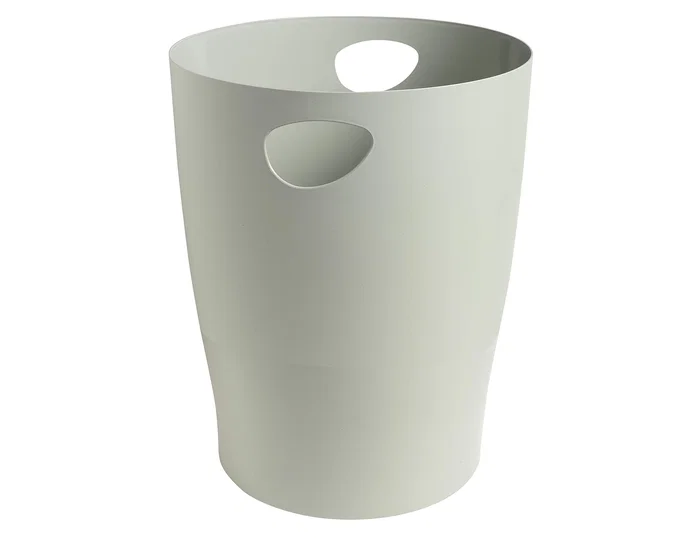 Exacompta Papelera Ecoblack Gris 15 litros