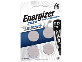 Energizer Ultimate Lithium Batería Botón 2032 Blíster 4 Unidades - Pilas Especiales de Larga Duración