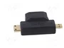 AKYGA Adaptador Micro HDMI a HDMI 1.4 4K Negro