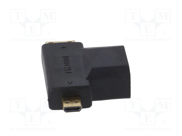 AKYGA Adaptador Micro HDMI a HDMI 1.4 4K Negro